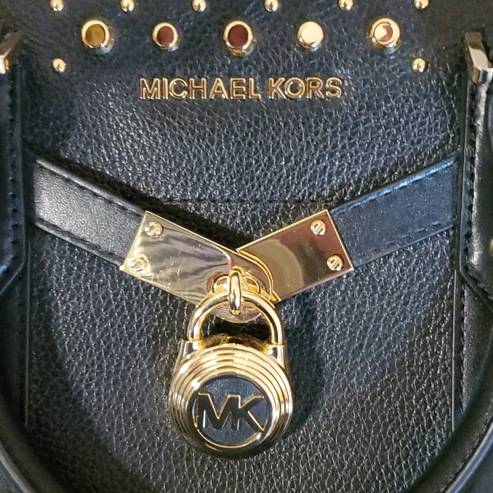 Michael Kors Nouveau Hamilton satchel handbag NWT - Picture 5 of 11